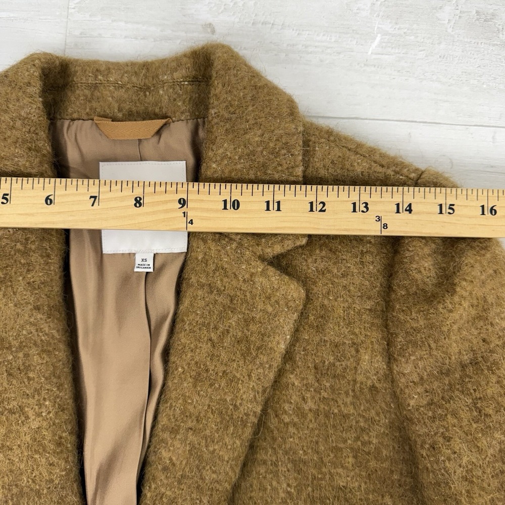 Madewell Boucle Larsen Blazer XS Toffee Brown Wool Alpaca Blend Single‎ Breasted - Picture 14 of 16